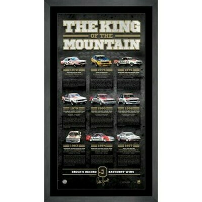 Peter Brock The King of the Mountain Framed Print