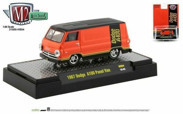 M2 Machines 32500-HS04 1967 Dodge A100 Panel Van