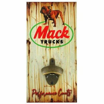 Mack Trucks Performance Counts Wall Mount Bottle Opener