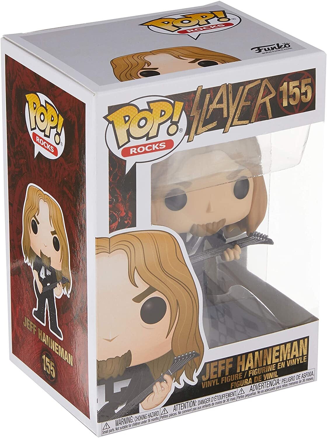Funko Pop! Rocks #155 Slayer Jeff Hanneman Vinyl Figure