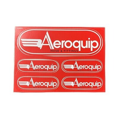 Aeroquip Hose & Fittings Decal Sticker Aeroquip Hose & Fittings Decal Sticker