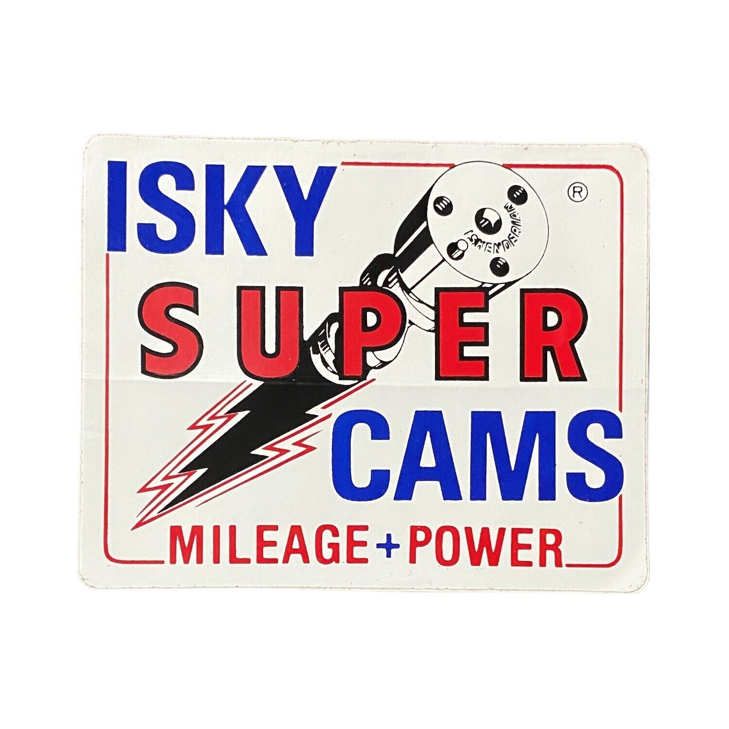 Isky Super Cams Mileage + Power Decal