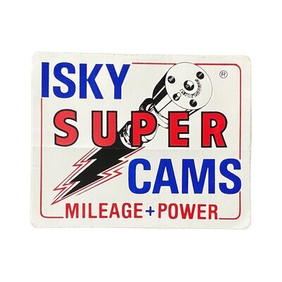 Isky Super Cams Mileage + Power Decal