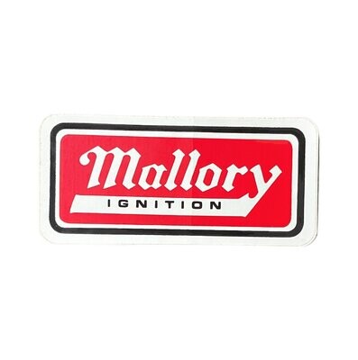 Mallory Ignition Decal Sticker