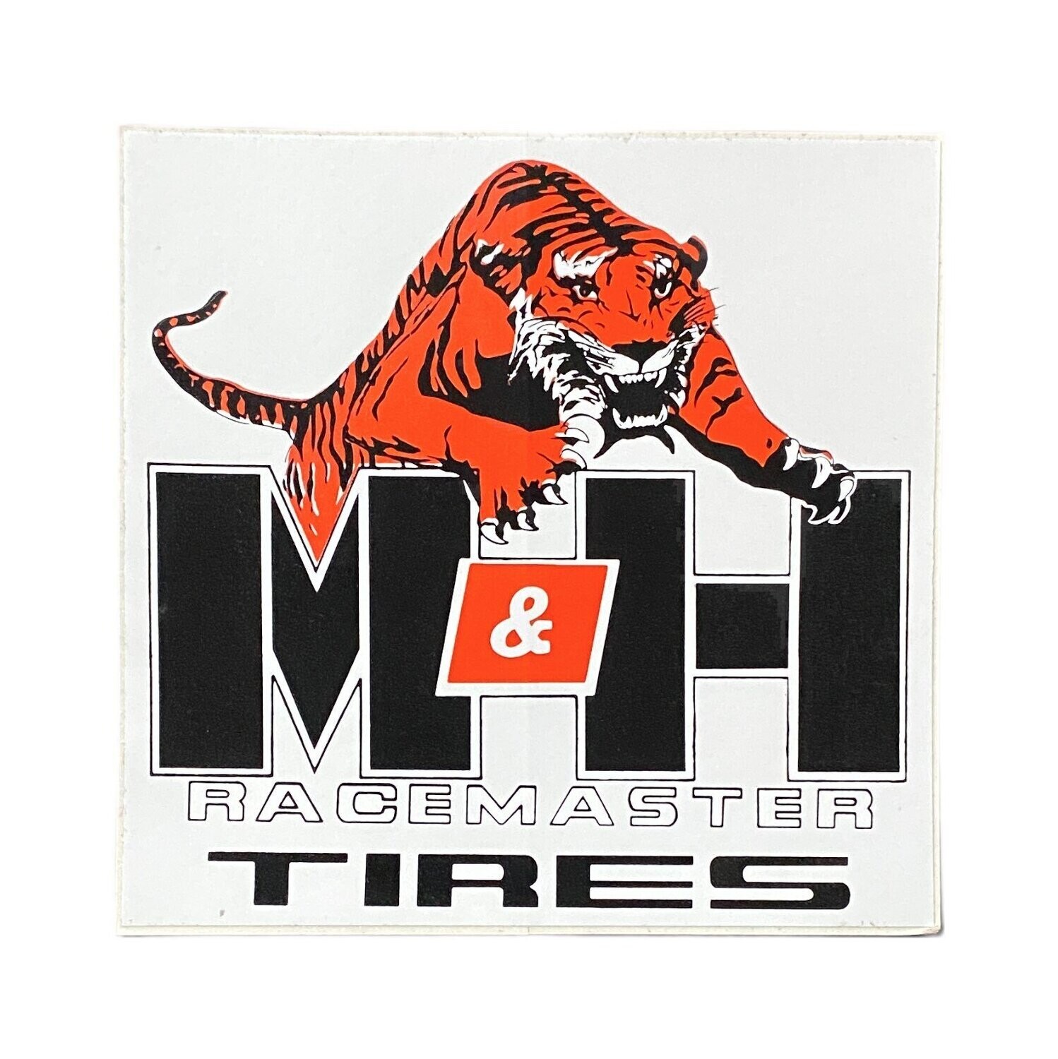 M&H Racemaster Tires Decal Sticker