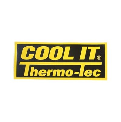 Cool It Thermo-Tec Decal Sticker