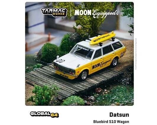 Tarmac Works Datsun Bluebird 510 Wagon Moon Equipped