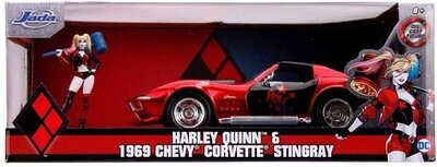 Jada Hollywood Rides Harley Quinn & 1969 Chevy Corvette Stingray