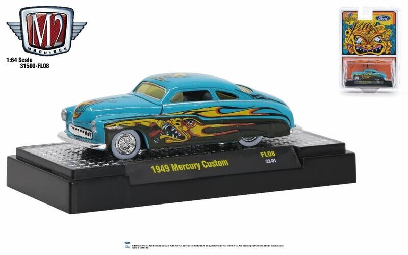 M2 Machines FL08 1949 Mercury Custom Tom Kelly New York Toy Fair 2022