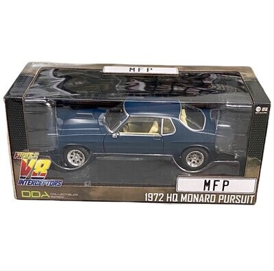 DDA203 MFP 1972 HQ Monaro Pursuit First of the V8 Interceptors