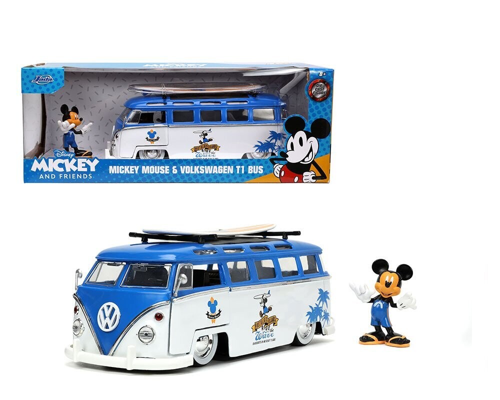 Jada Disney Mickey Mouse & Volkswagen T1 Bus