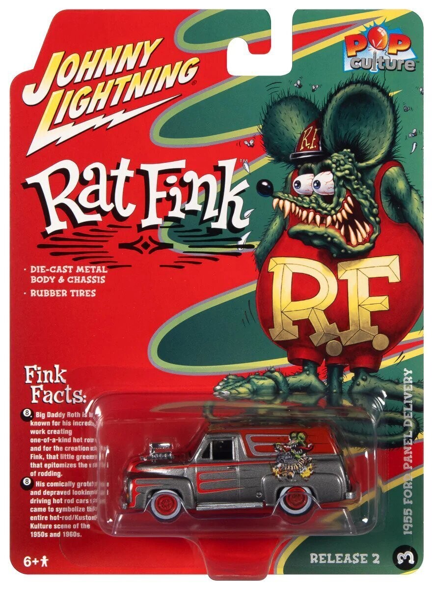 Johnny Lightning Rat Fink 1955 Ford Panel Delivery