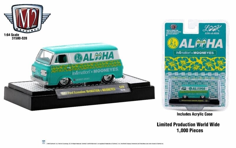 M2 Machines in4mation x MOONEYES Ford Econoline Van S28