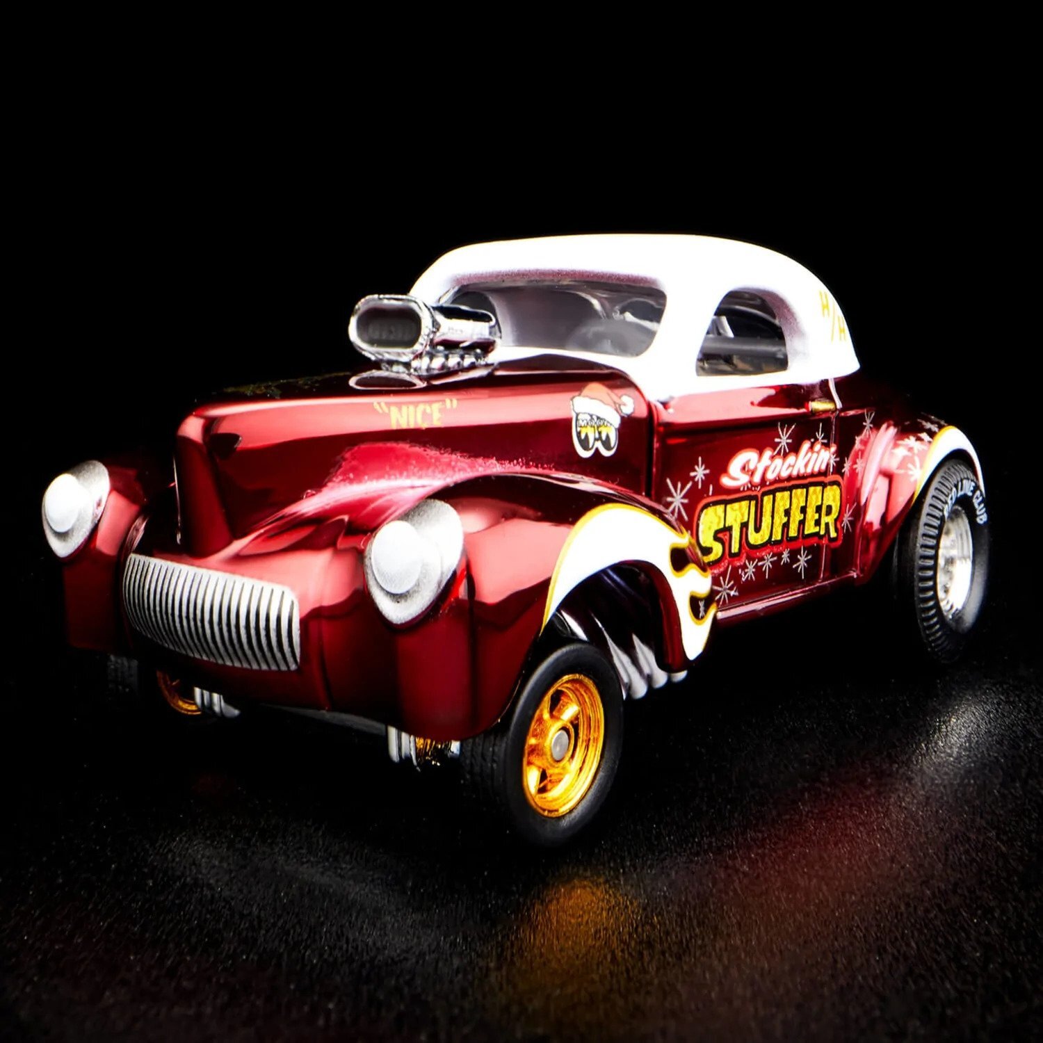 Hot Wheels RLC '41 Willys Gasser Holiday Car