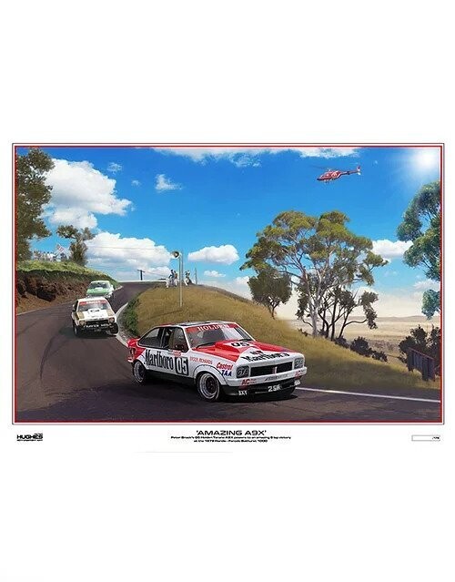 Hughes Motorsport Art 1979 Bathurst Winner Amazing A9X Print