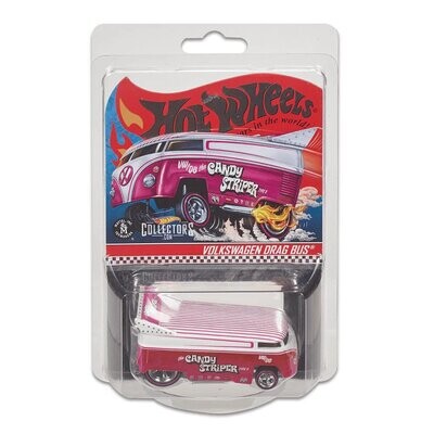 Hot Wheels Collectors RLC Volkswagen Drag Bus Candy Striper