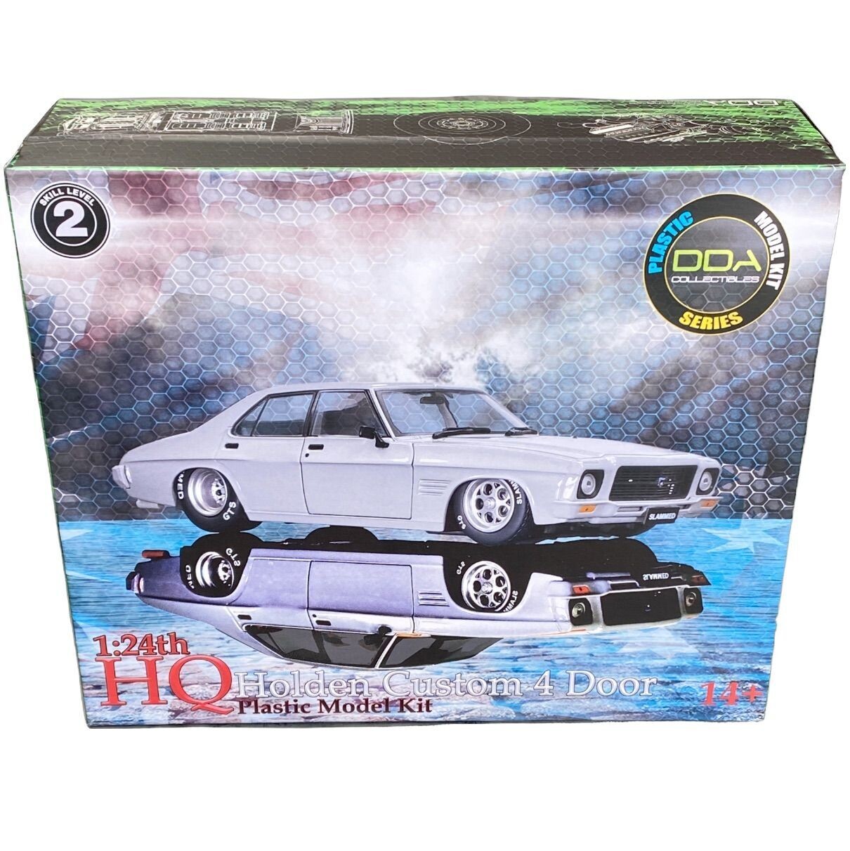 DDA308K 1/24 Holden HQ Custom 4 Door Plastic Model Kit