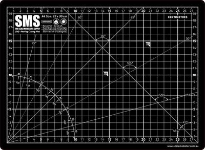 SMS Precision Tools Series Cutting Mat A4 Black