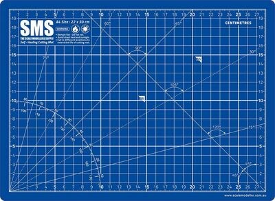 SMS Precision Tools Series Cutting Mat A4 Blue
