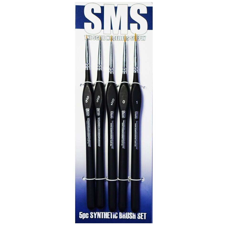 SMS Brush Series Synthetic Brush Set 5pc