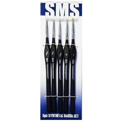 SMS Brush Series Synthetic Brush Set 5pc