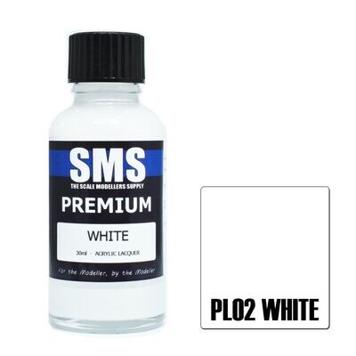 SMS Premium Acrylic Lacquer Series PL02 White 30ml