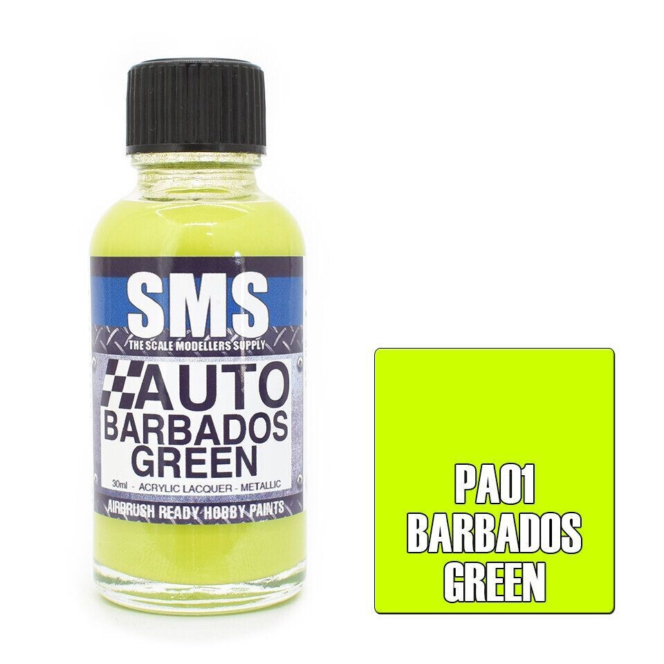 SMS Auto Colour Series PA01 Barbados Green 30ml