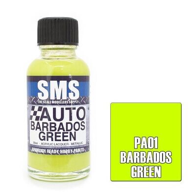 SMS Auto Colour Series PA01 Barbados Green 30ml
