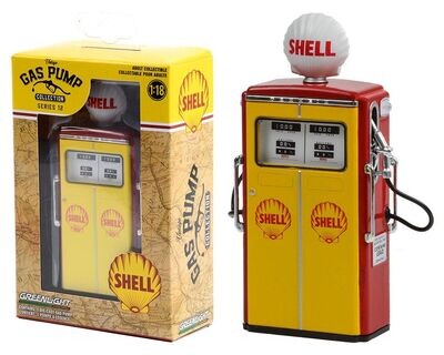 Greenlight Vintage Gas Pump Series 12 1954 Tokheim 350 Twin Gas Pump Shell Oil