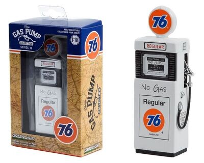 Greenlight Vintage Gas Pump Series 12 1951 Wayne 505 Gas Pump Union 76 Regular Gasoline ‘No Gas’