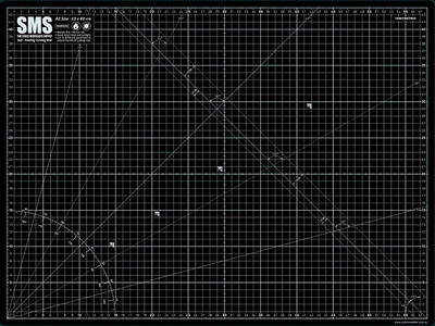 SMS Precision Tools Series Cutting Mat A2 Black