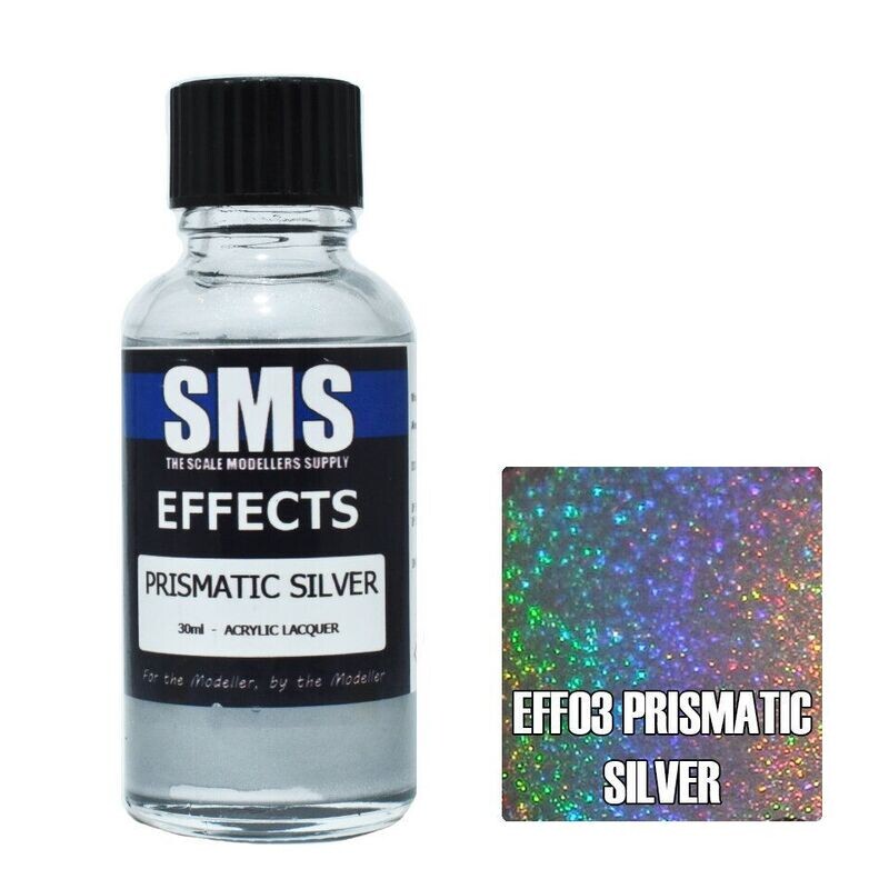 SMS Effects Acrylic Lacquer Series EFF03 Prismatic Silver 30ml