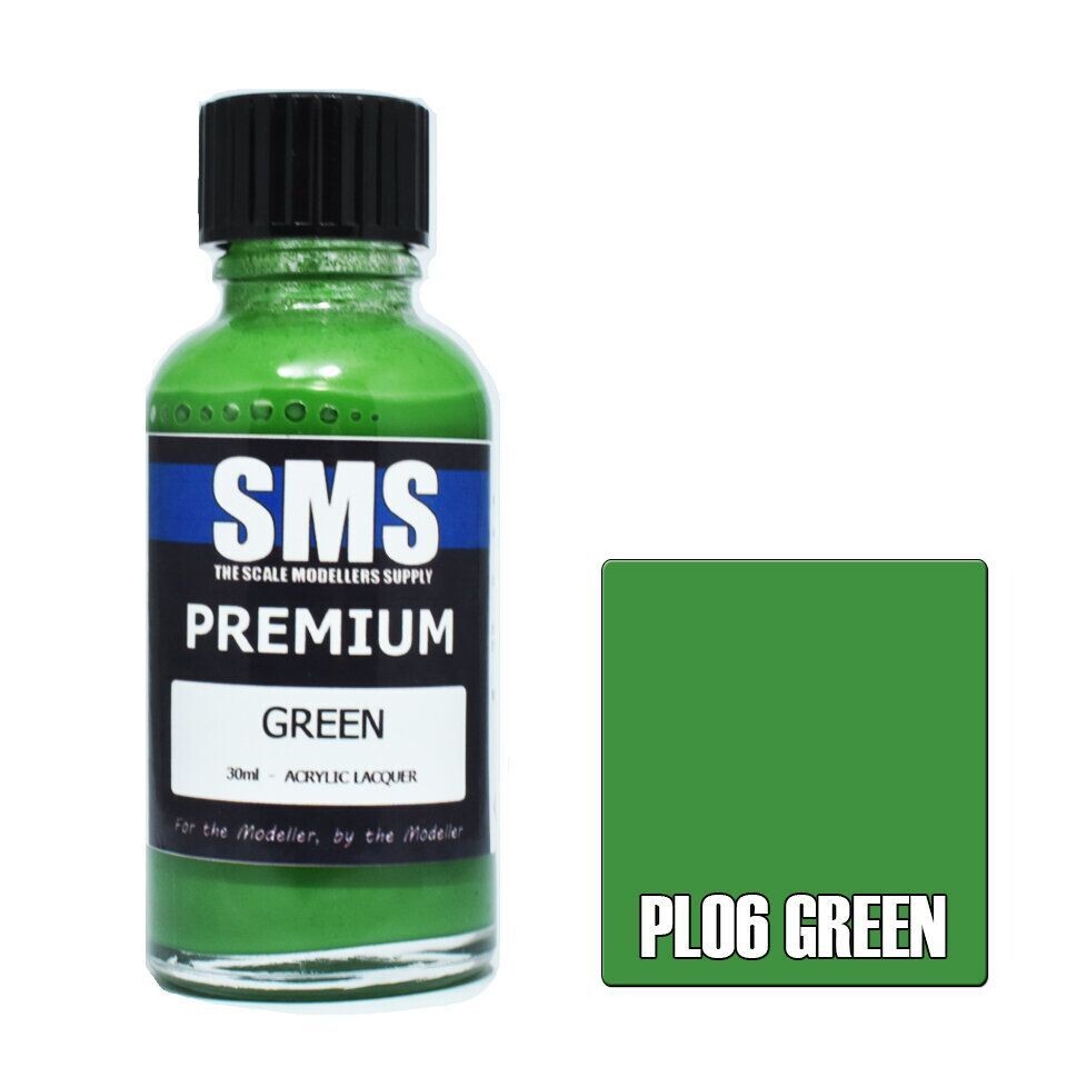 SMS Premium Acrylic Lacquer Series PL06 Green 30ml