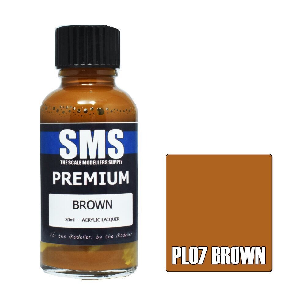 SMS Premium Acrylic Lacquer Series PL07 Brown 30ml