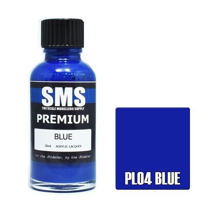 SMS Premium Acrylic Lacquer Series PL04 Blue 30ml