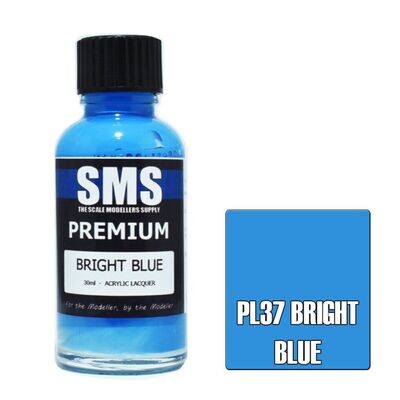 SMS Premium Acrylic Lacquer Series PL37 Bright Blue 30ml