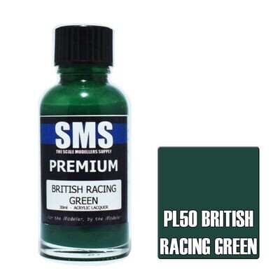 SMS Premium Acrylic Lacquer Series PL50 British Racing Green 30ml