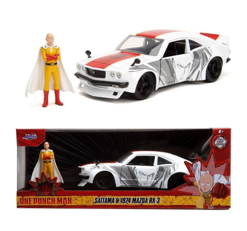 Jada 1/24 One Punch Man Saitama & 1974 Mazda RX-3