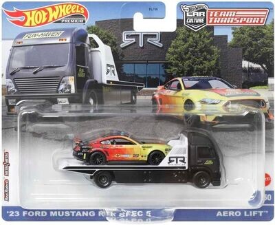 Hot Wheels Team Transport #50 '23 Ford Mustang RTR Spec 5 Aero Lift