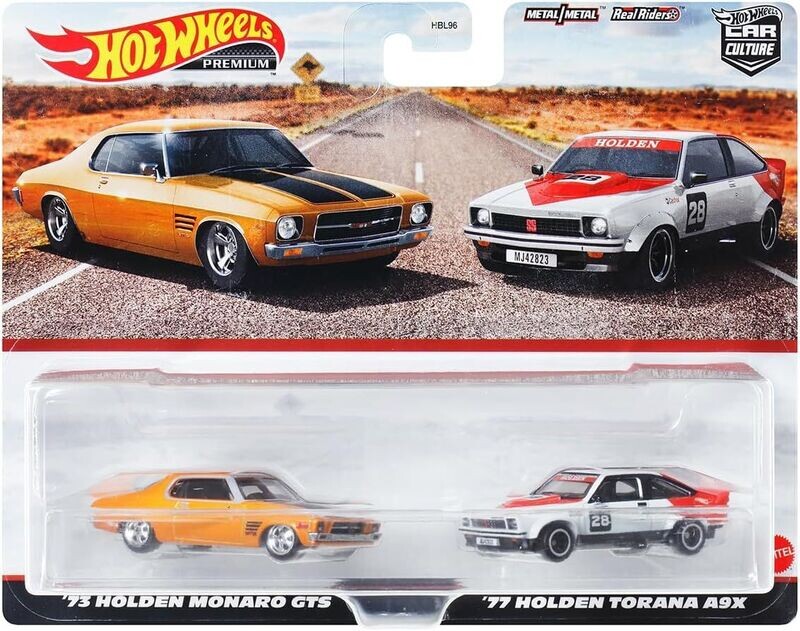 Hot Wheels Premium Car Culture '73 Holden Monaro GTS & '77 Holden Torana A9X