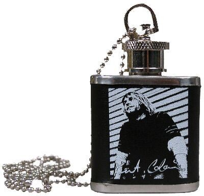 NECA Kurt Cobain Decorative Flask Necklace