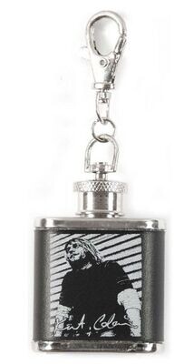 NECA Kurt Cobain Decorative Flask Keychain