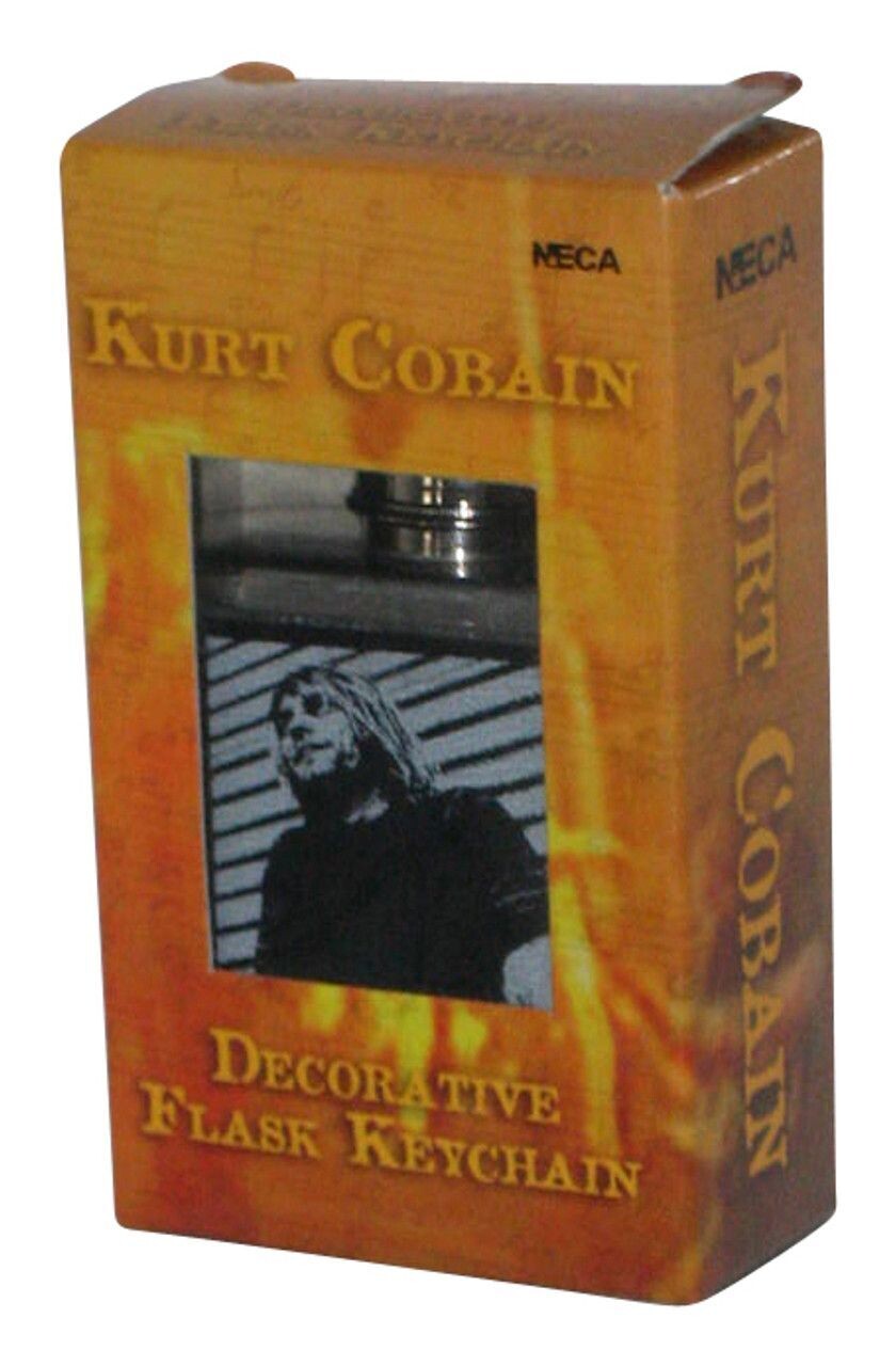 NECA Kurt Cobain Decorative Flask Keychain