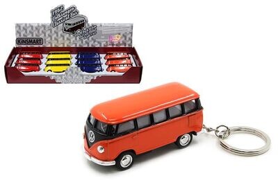 Kinsmart 1962 Volkswagen Samba Classical Bus Keychain 1:64