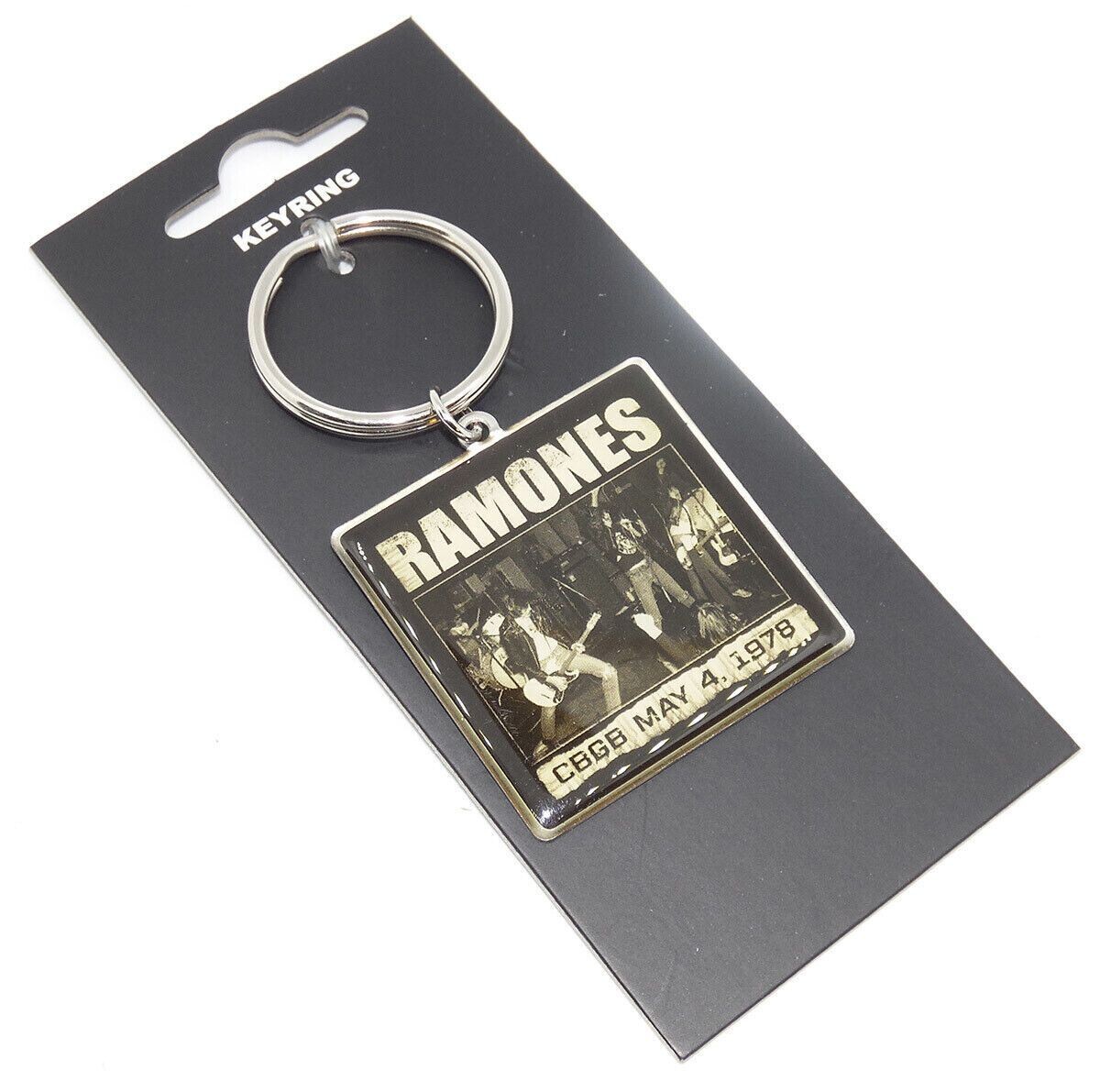 Half Moon Bay Ramones CBGB Metal Keyring
