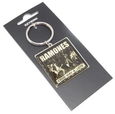 Half Moon Bay Ramones CBGB Metal Keyring