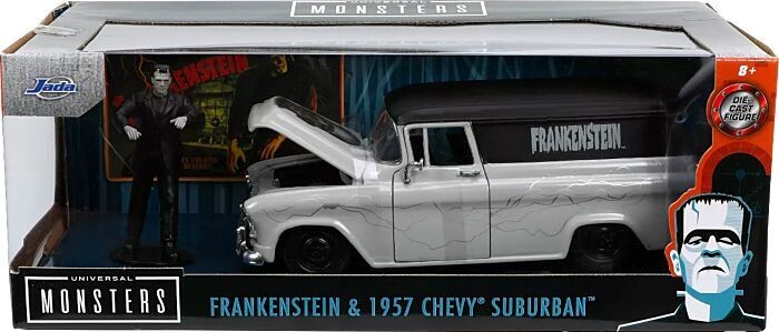 Jada Universal Monsters Frankenstein & 1957 Chevrolet Suburban
