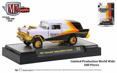 M2 Machines GS09 1957 Chevrolet Sedan Delivery Gasser CHASE