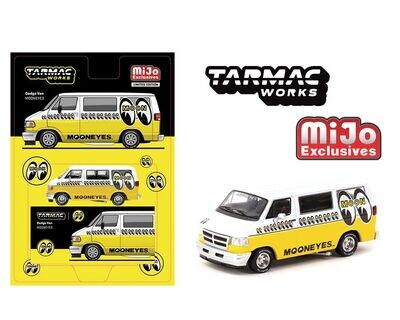 Tarmac Works Global64 1/64 Dodge Van Mooneyes MiJo Exclusives