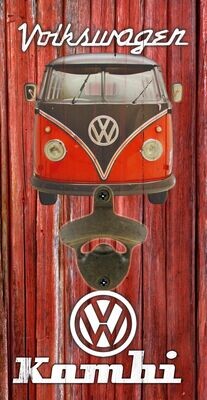 Volkswagen Kombi Wall Mount Bottle Opener